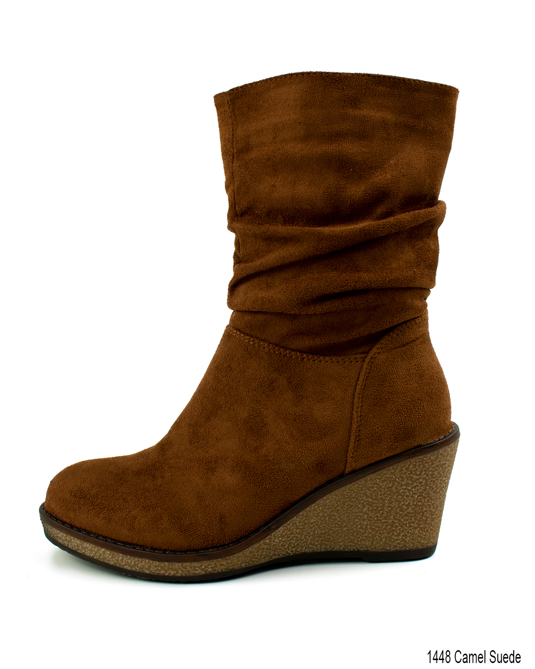 Μποτάκια Suede - Κάμελ - Image 3