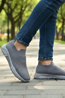 Ανδρικό με Ανατομικό πάτο από Memory Foam Τύπου Κάλτσα – Γκρίζο