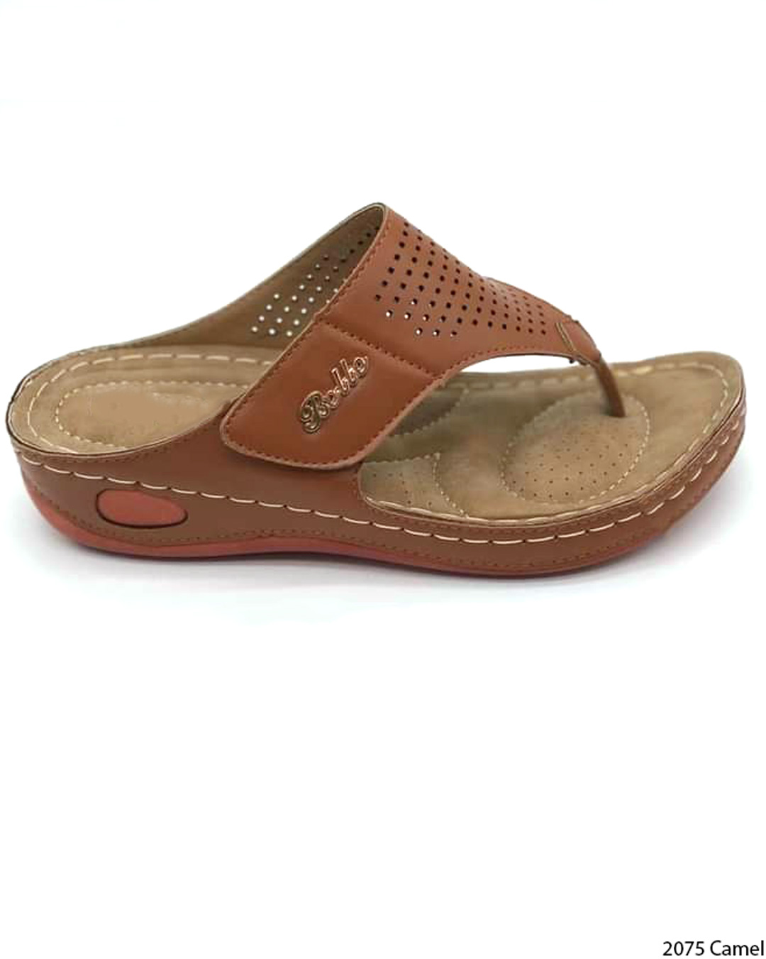 Παντόφλες – Comfort/Ανατομικά - Κάμελ - Image 2
