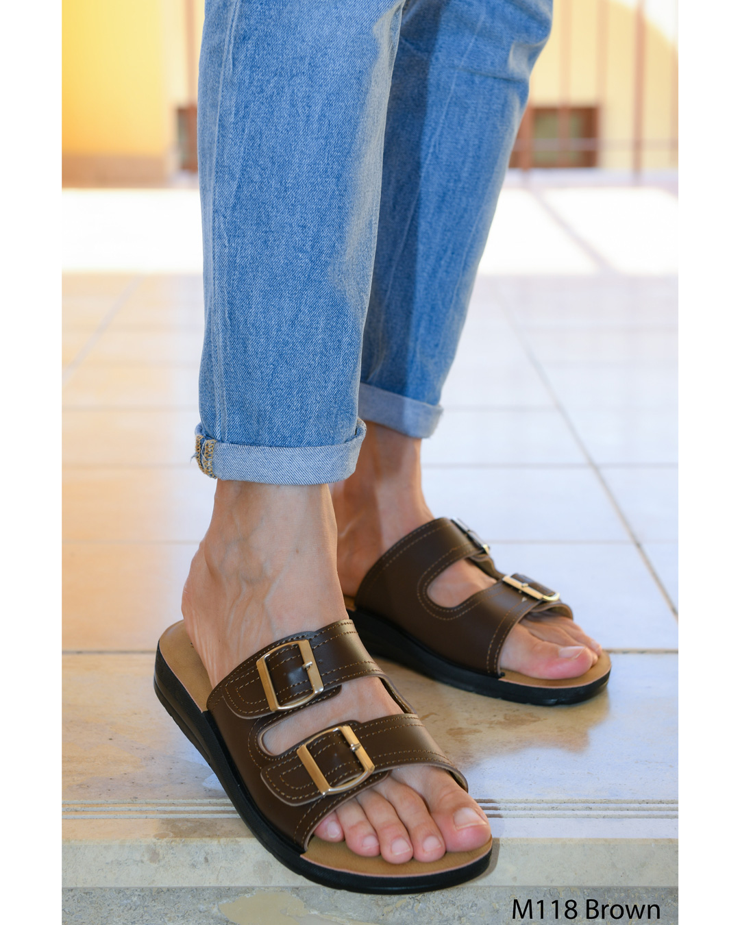 Ανδρικές παντόφλες – Soft Anatomic - Καφέ - Image 2