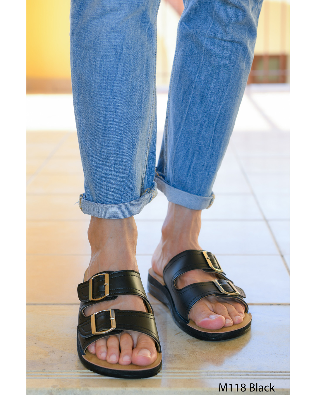 Ανδρικές παντόφλες - Soft Anatomic - Μαύρο - Image 2