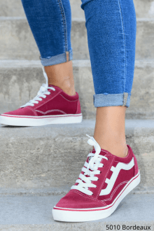 Sneakers πάνινα basic με κορδόνια Μπορτό