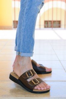Ανδρικές παντόφλες – Soft Anatomic - Καφέ