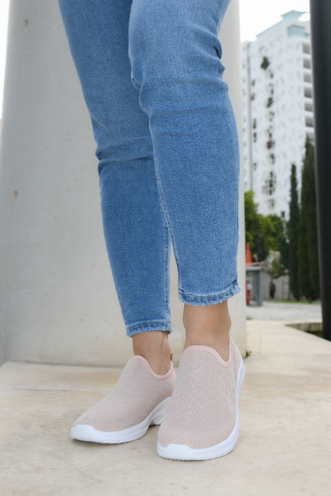 Sneakers Κάλτσα – Ρόζ - Image 3