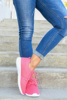 Sneakers Yφασμάτινα – Φούξια