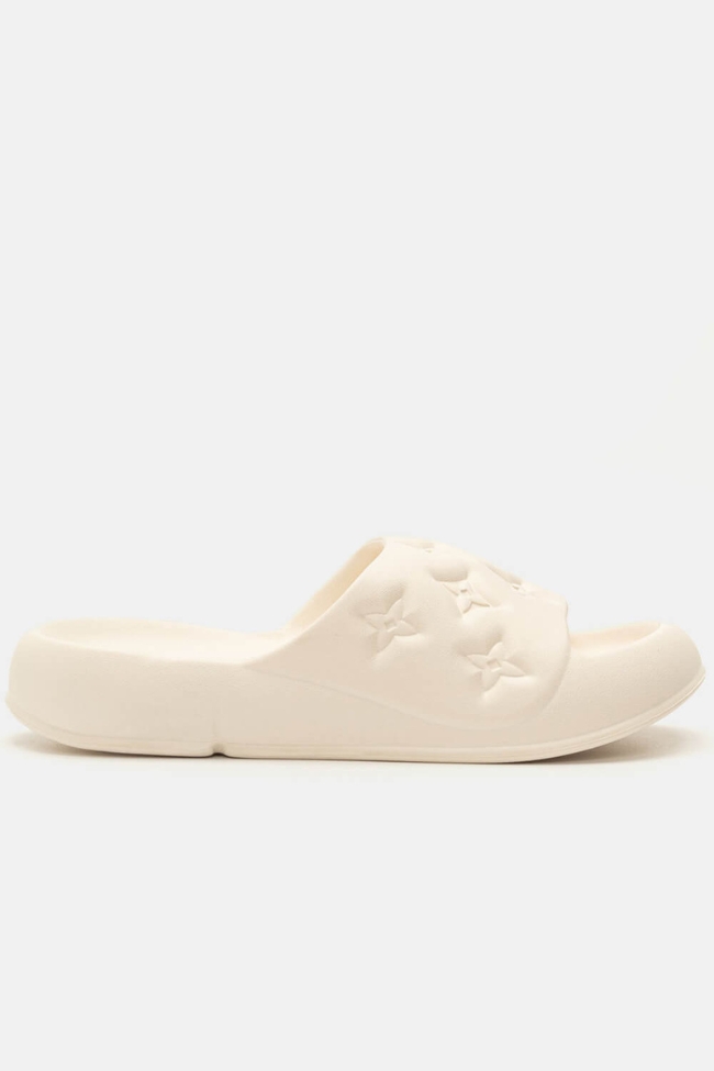 Παντόφλες Μονόχρωμες – Λευκό - Image 3