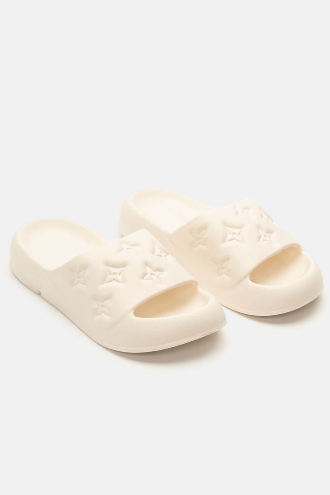 Παντόφλες Μονόχρωμες – Λευκό - Image 2