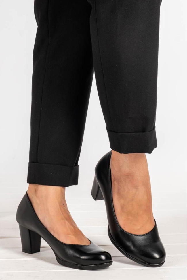 Γόβες Comfort - Μαύρο - Image 4