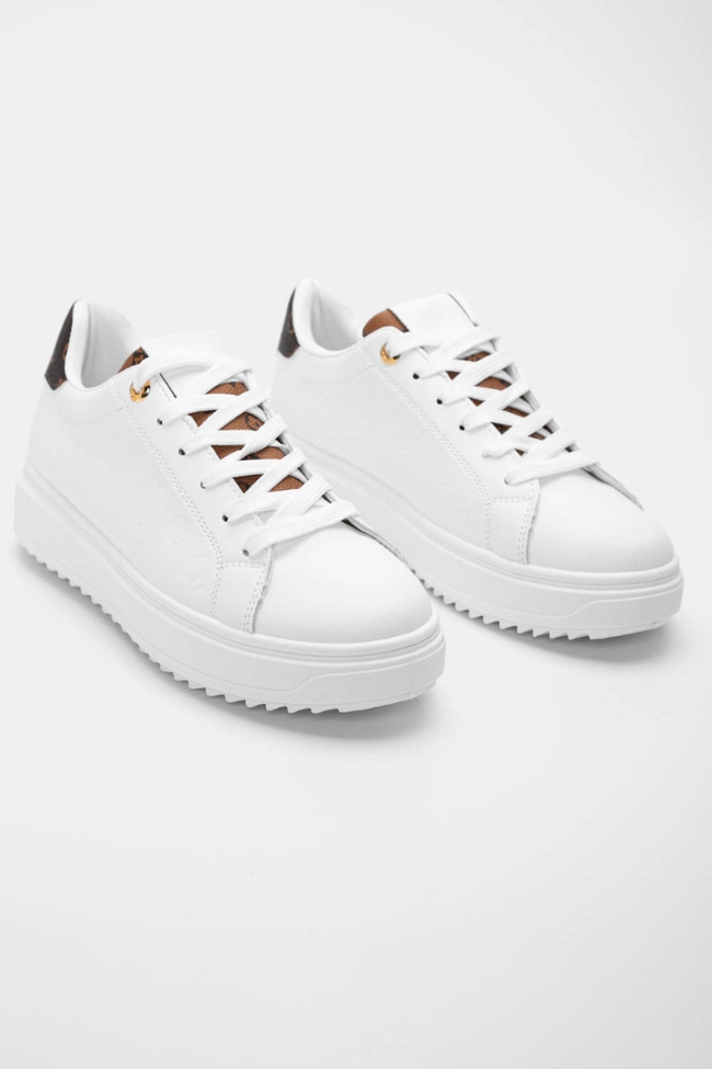 Sneakers Δίσολα σε Συνδυασμό Χρωμάτων - Λευκό - Image 2