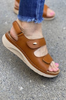 Σανδάλια Ανατομικά – Κάμελ