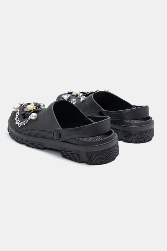 Παντόφλες Σαμπό - Μαύρο - Image 4