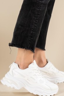 Chunky sneakers με ανατομικό πάτο - Λευκό