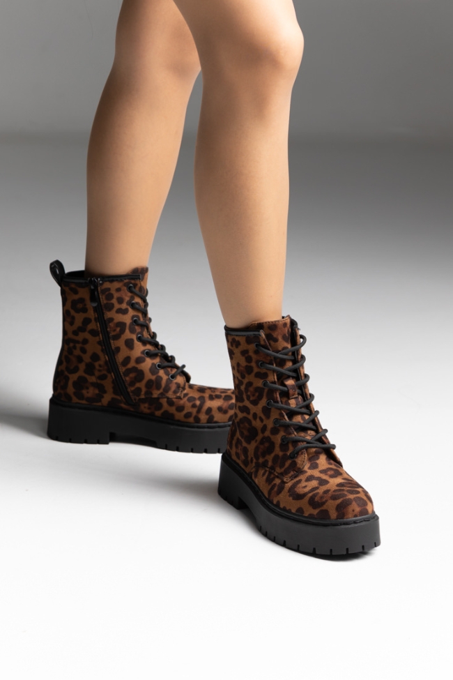Αρβυλάκια Δίσολα suede - Λεοπάρ - Image 3