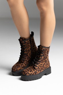 Αρβυλάκια Δίσολα suede - Λεοπάρ