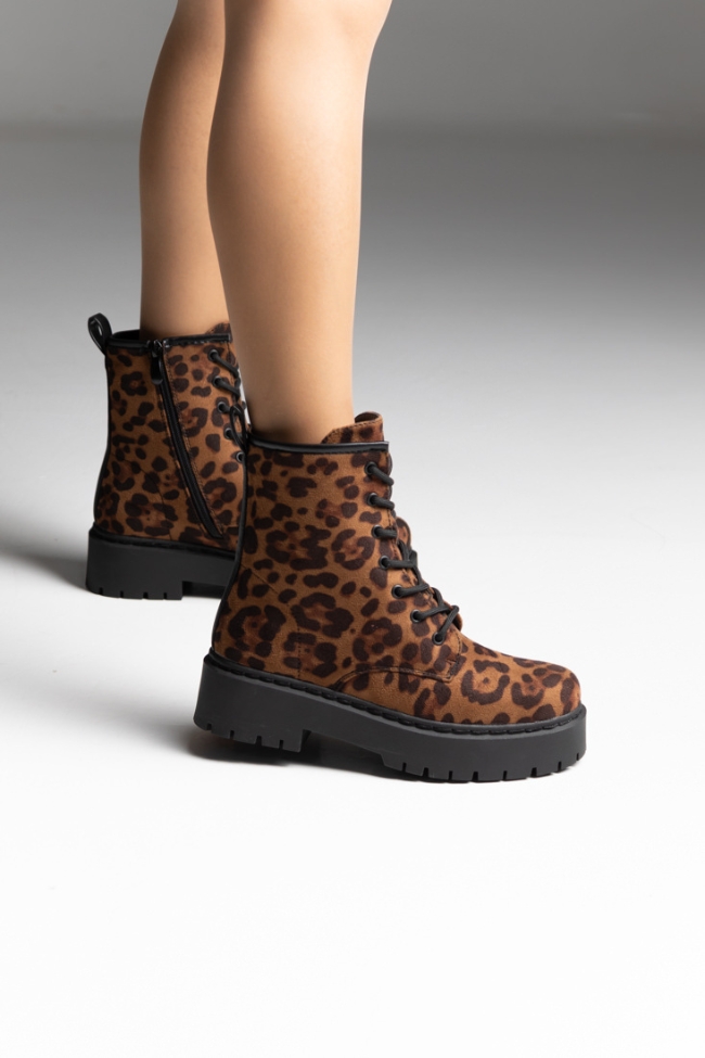 Αρβυλάκια Δίσολα suede - Λεοπάρ - Image 2