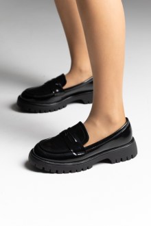 Loafers Μοκασίνια Λουστρίνι - Μαύρο