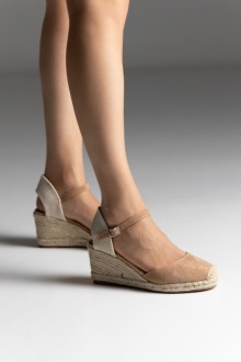 Πλατφόρμες Εσπαντρίγιες με Μπαρέτα – Χακί