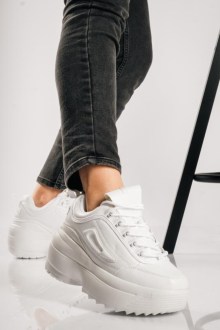 Δίσολα sneakers - Λευκά