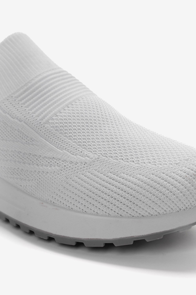Sneakers Κάλτσα slip-on με διχτυωτό ύφασμα χωρίς κορδόνια - Λευκό - Image 2