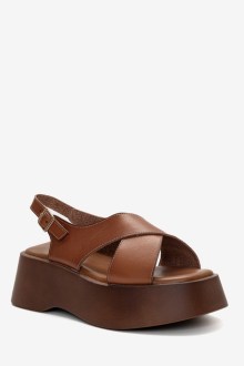 Πλατφόρμες με Χιαστί Λουράκια - Κάμελ