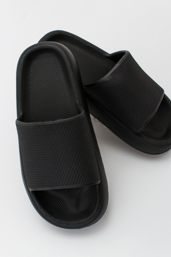 Sliders Δίσολα Μονόχρωμα - Μαύρο