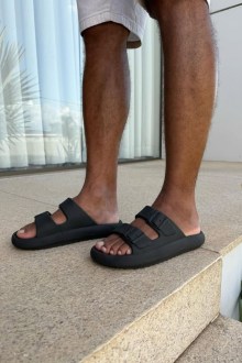 Unisex Σαγιονάρες Θαλάσσης - Μαύρο