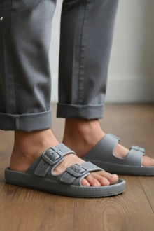 Unisex Σαγιονάρες Θαλάσσης – Γκρίζο