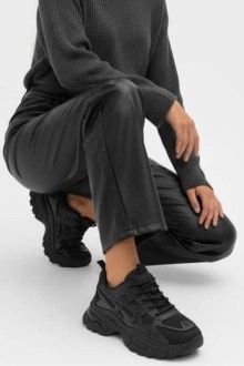 Chunky sneakers με ανατομικό πάτο - Μαύρο