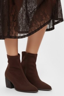 Μποτάκια Cowboy Μυτερά - Καφέ