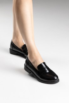 Μοκασίνια με Φάσα - Μαύρο