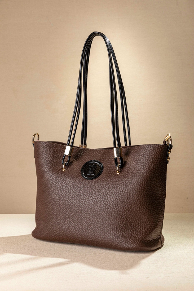 Η ιδανική τσάντα ώμου – Καφέ - Image 3