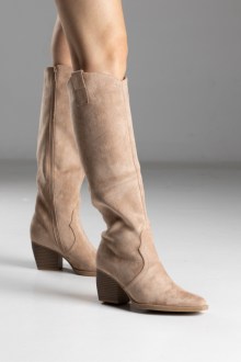 Μπότες Suede Cowboy  - Χακί