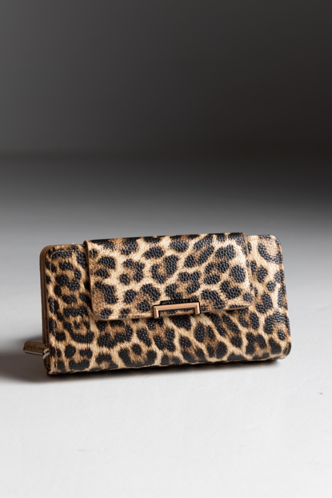 Πορτοφόλια Γυναικεία -Μπεζ/Leopard - Image 5