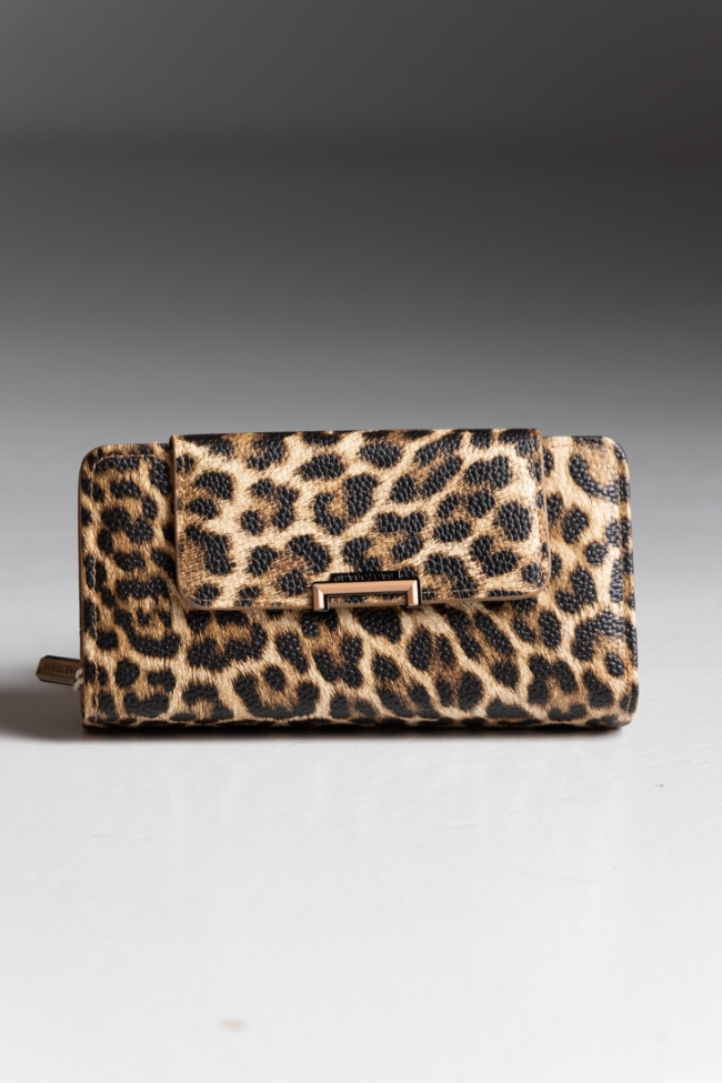 Πορτοφόλια Γυναικεία -Μπεζ/Leopard - Image 2