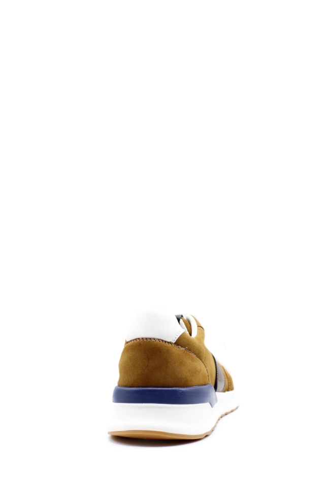 Ανδρικά casual sneakers με κορδόνια – Κάμελ - Image 2