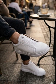 Ανδρικά casual sneakers - Λευκό