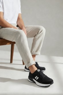 Ανδρικό Sneakers με Ανατομικό πάτο από Memory Foam – Μαύρο