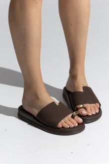 Γυναικεία Sandals με μαλακό πάτο - Καφέ