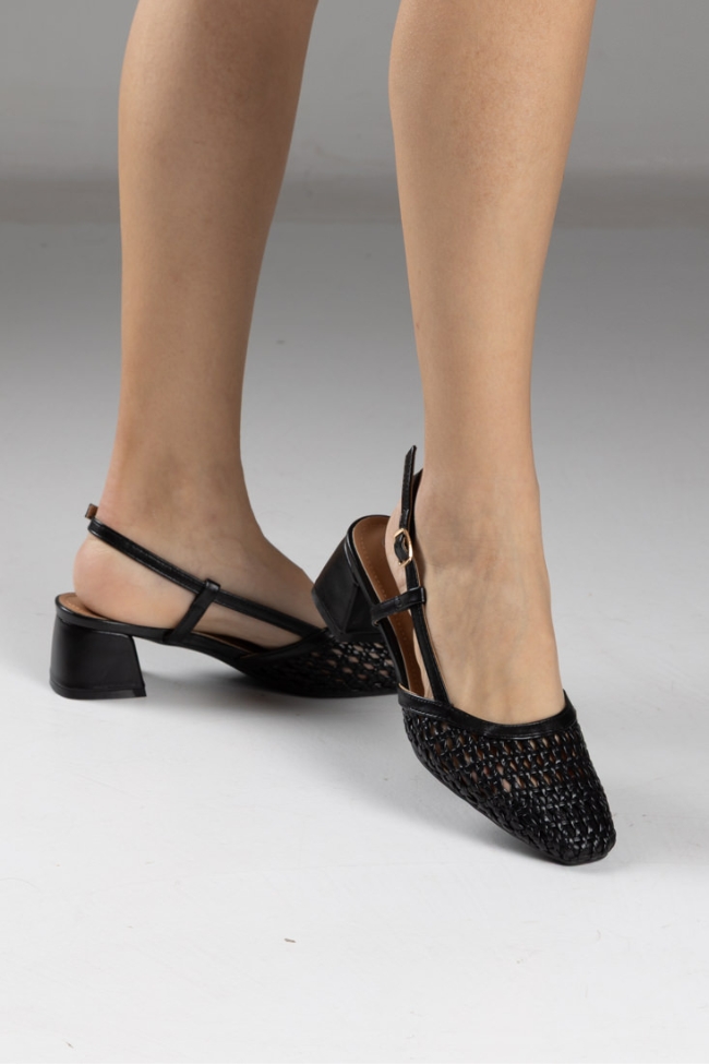 Γυναικείες Γόβες Δερματίνη - Μαύρο - Image 2