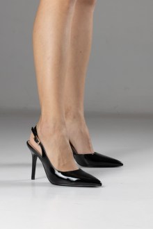 Γυναικείες Γόβες Λουστρίνι - Μαύρο