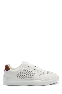 Ανδρικά sneakers με κορδόνια - Λευκό