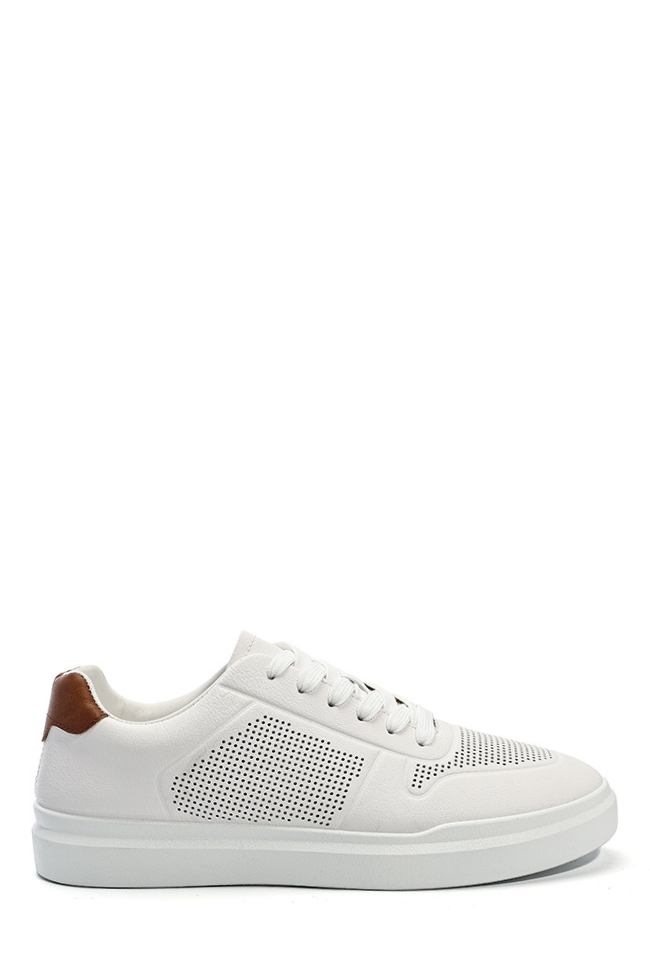 Ανδρικά sneakers με κορδόνια - Λευκό