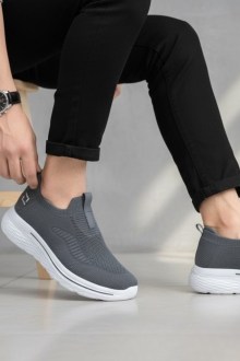 Ανδρικά Comfort Slip με σόλα Memory foam – Γκρίζο