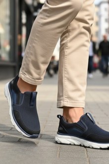 Ανδρικά Ανατομικά Slip με σόλα Memory foam – Μπλέ