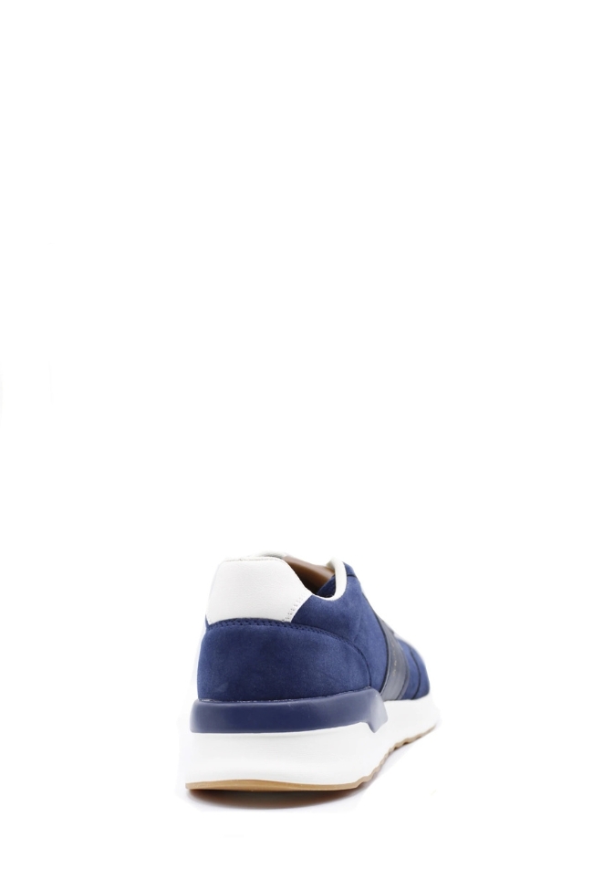 Ανδρικά casual sneakers με κορδόνια – Μπλέ - Image 3