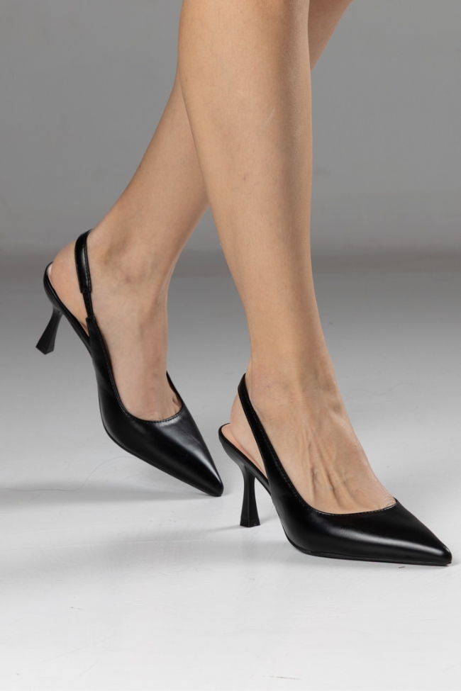 Γυναικείες Γόβες Δερματίνη - Μαύρο