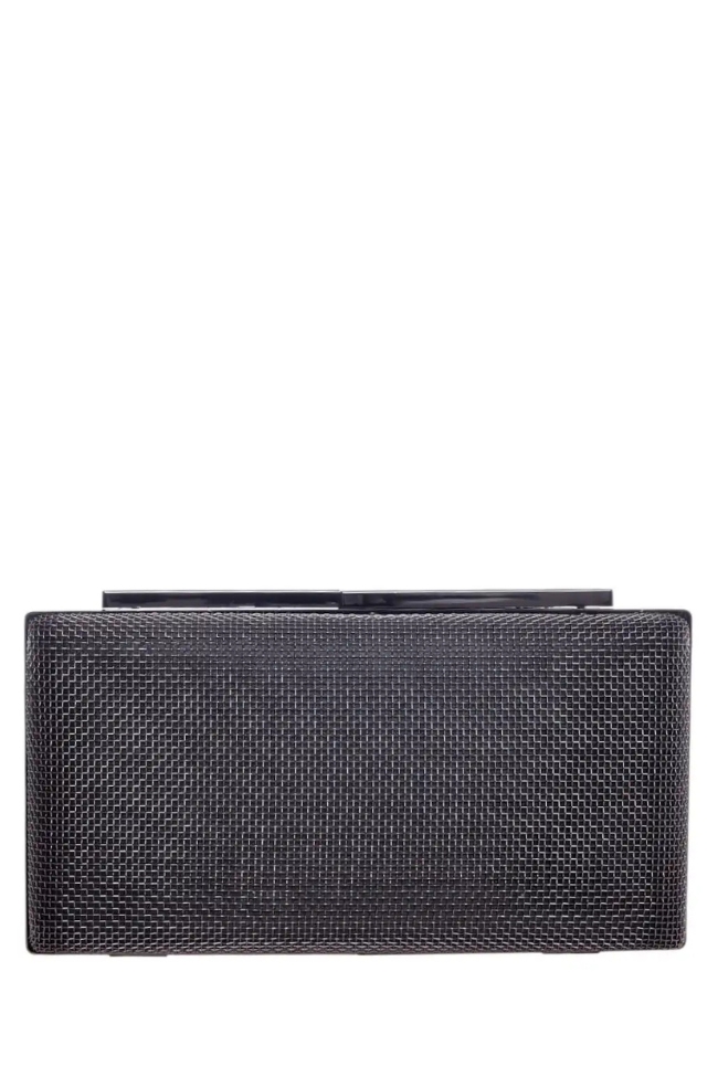 Τσάντα φάκελος clutch - Μαύρο - Image 3