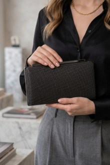 Τσάντα φάκελος clutch - Μαύρο