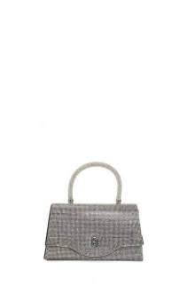 Βραδινή τσάντα μικρή με στρας - Μαύρο