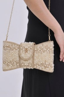 Τσάντα βραδινή φάκελος clutch - Χρυσό